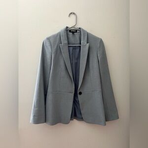 Express Stretch+ Grey Blazer 4